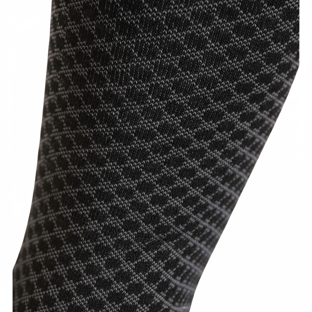 Louluu Men Roan Black Colour Bamboo Socks
