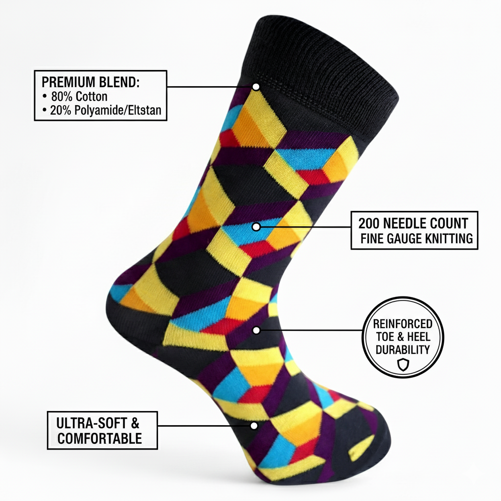Louluu Brick Crew Socks