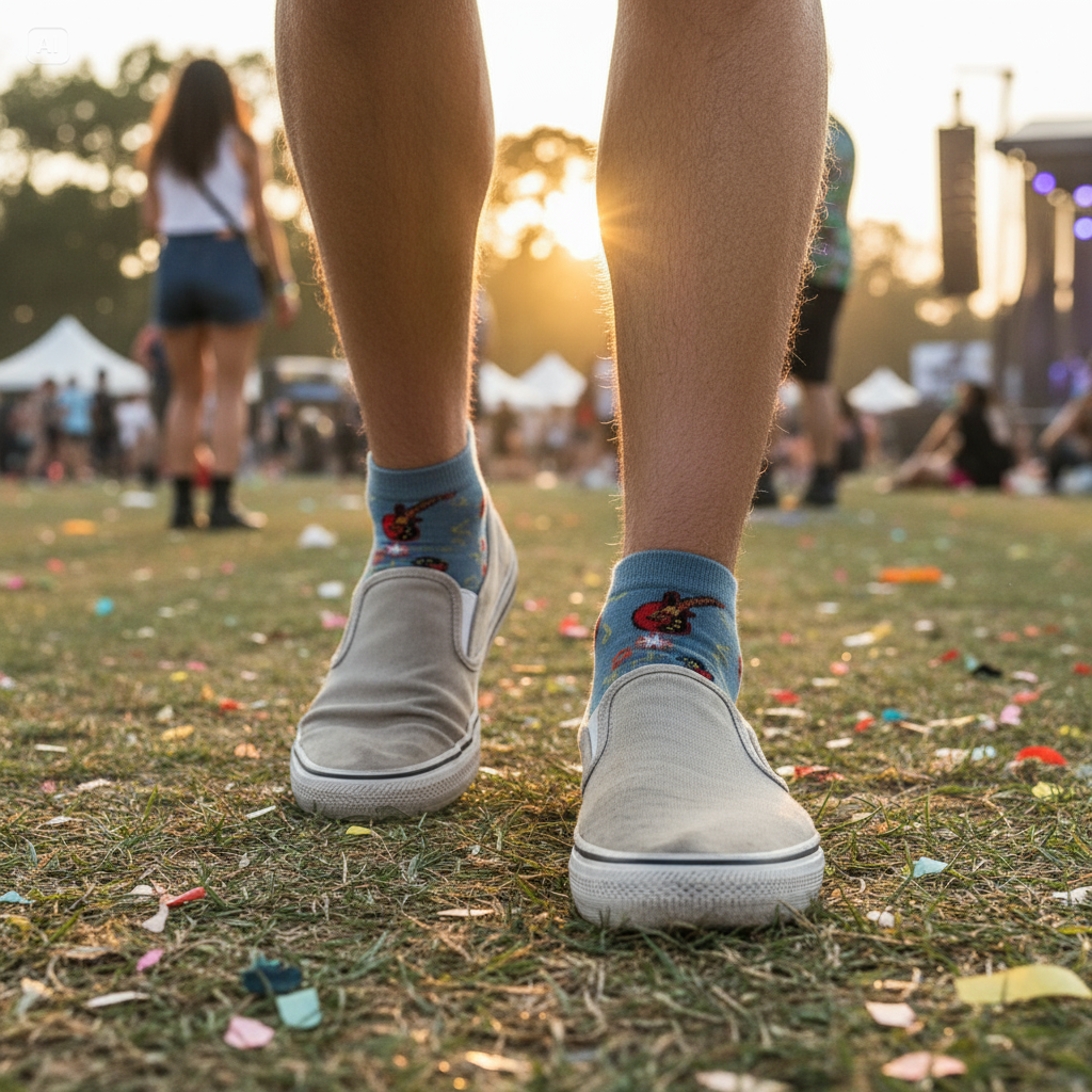 Louluu Guitar Low Cut Socks