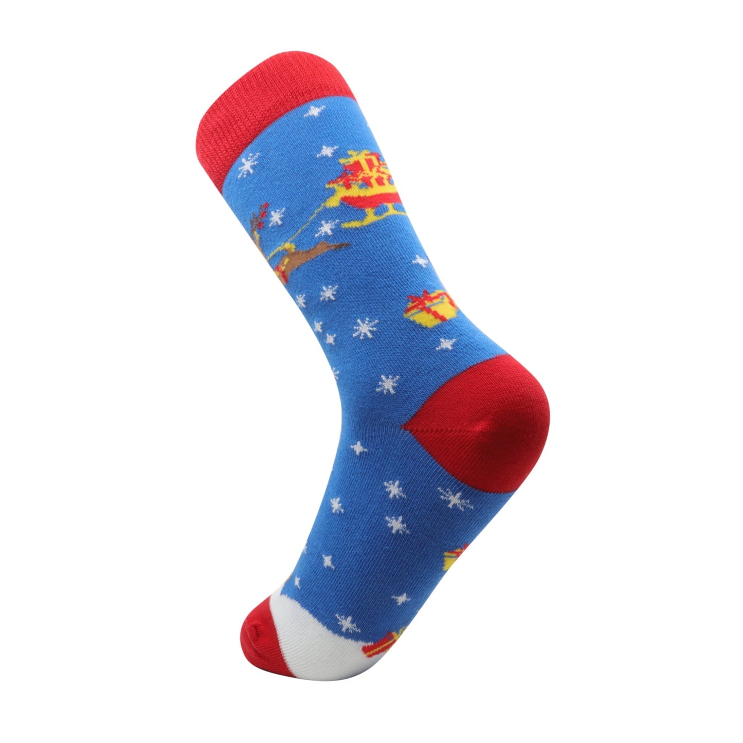 Louluu Colourful Blue Christmas Socks