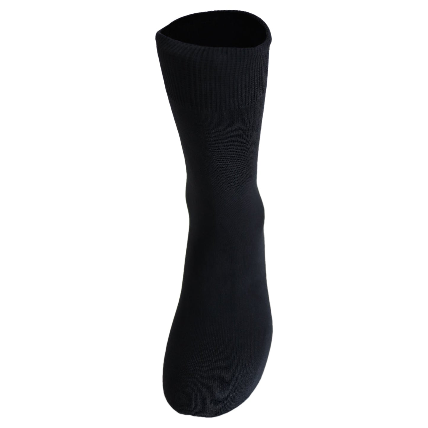 Louluu Bamboo Grey Color Men Crew Socks
