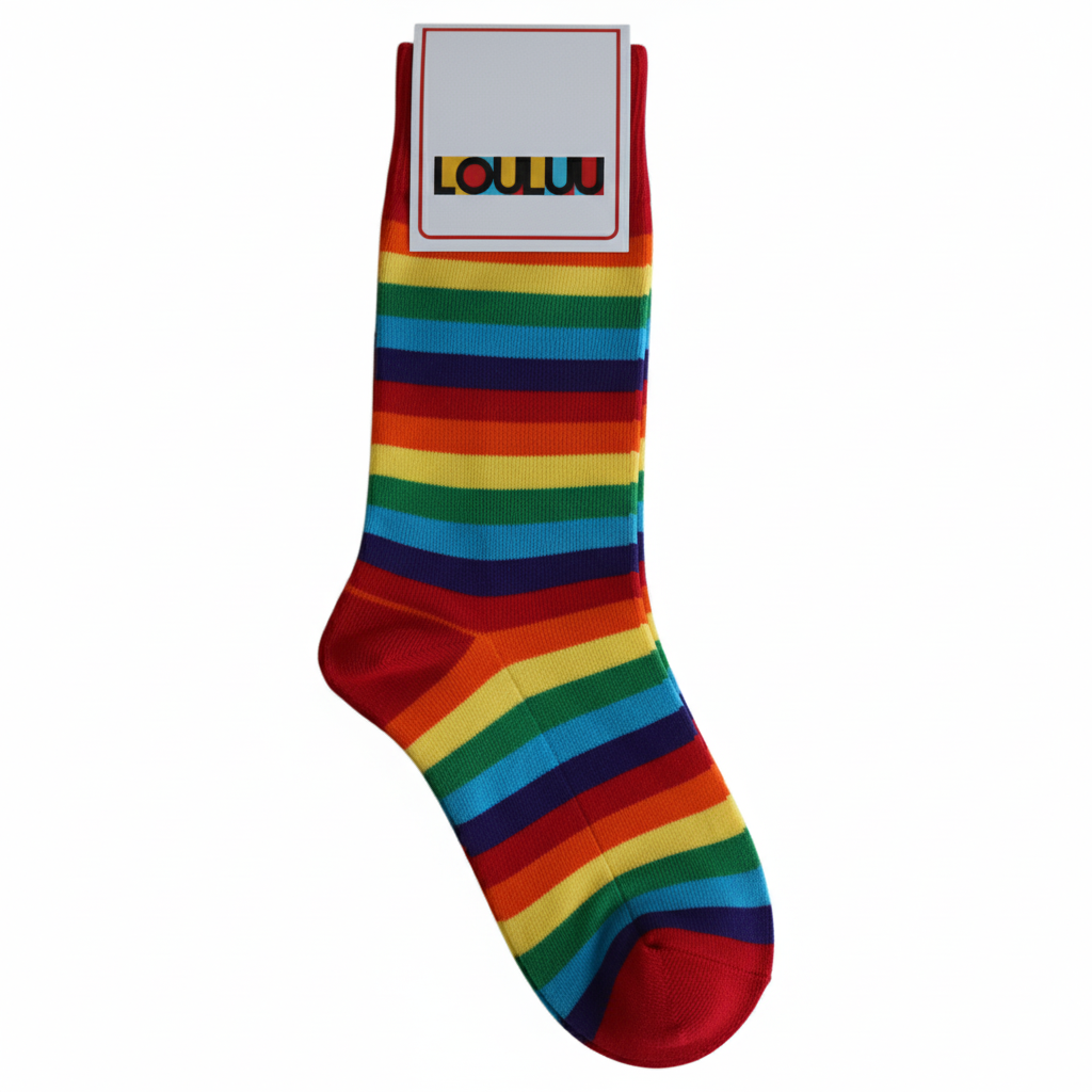Louluu Rainbow Crew Socks