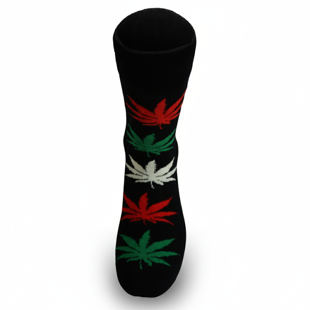 Louluu Weed Crew Socks