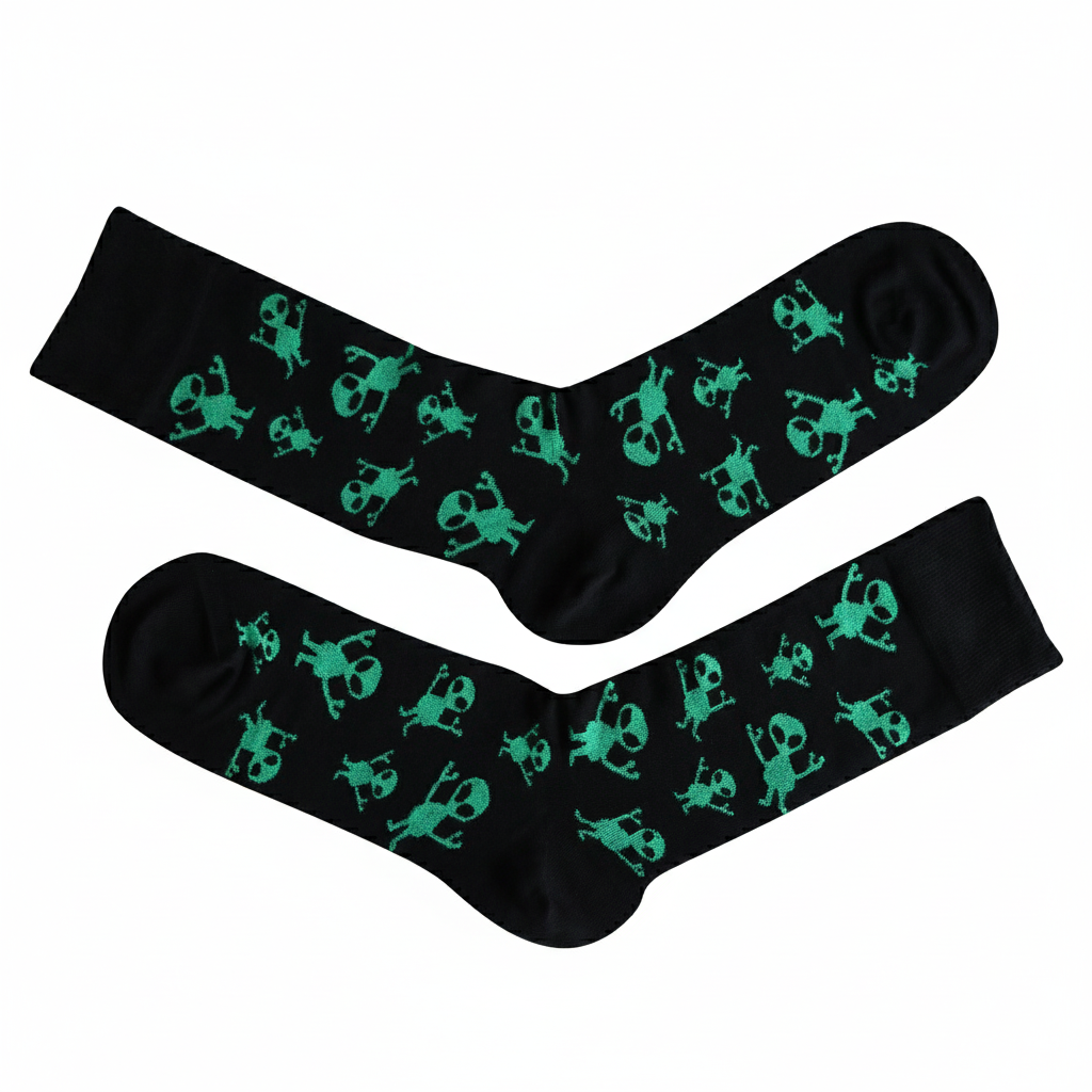 Louluu Colourful Cotton Crew Socks for men