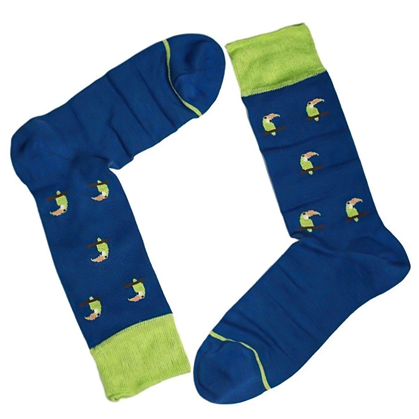 Louluu Colourful Cotton Crew Socks for men