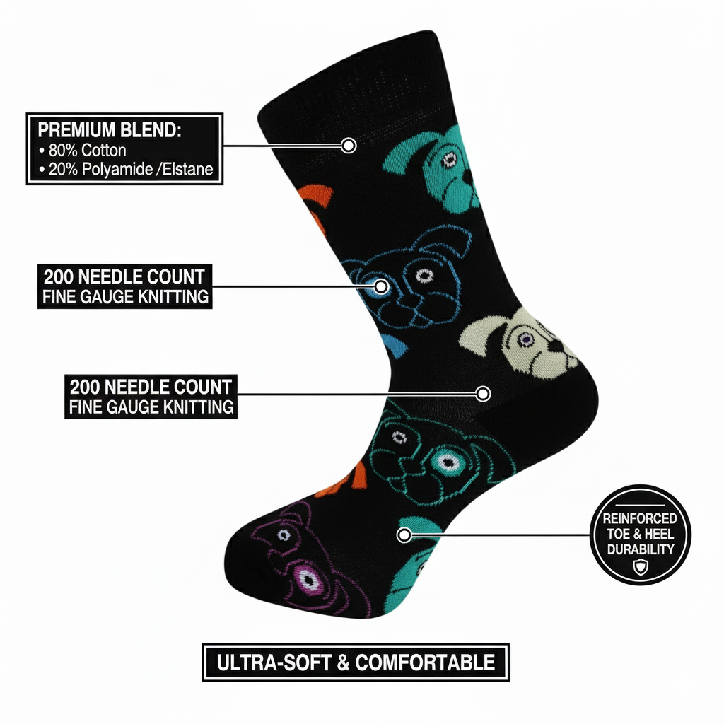 Louluu Dog Crew Socks