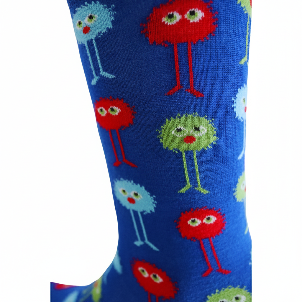 Louluu Colourful Cotton Crew Socks for men