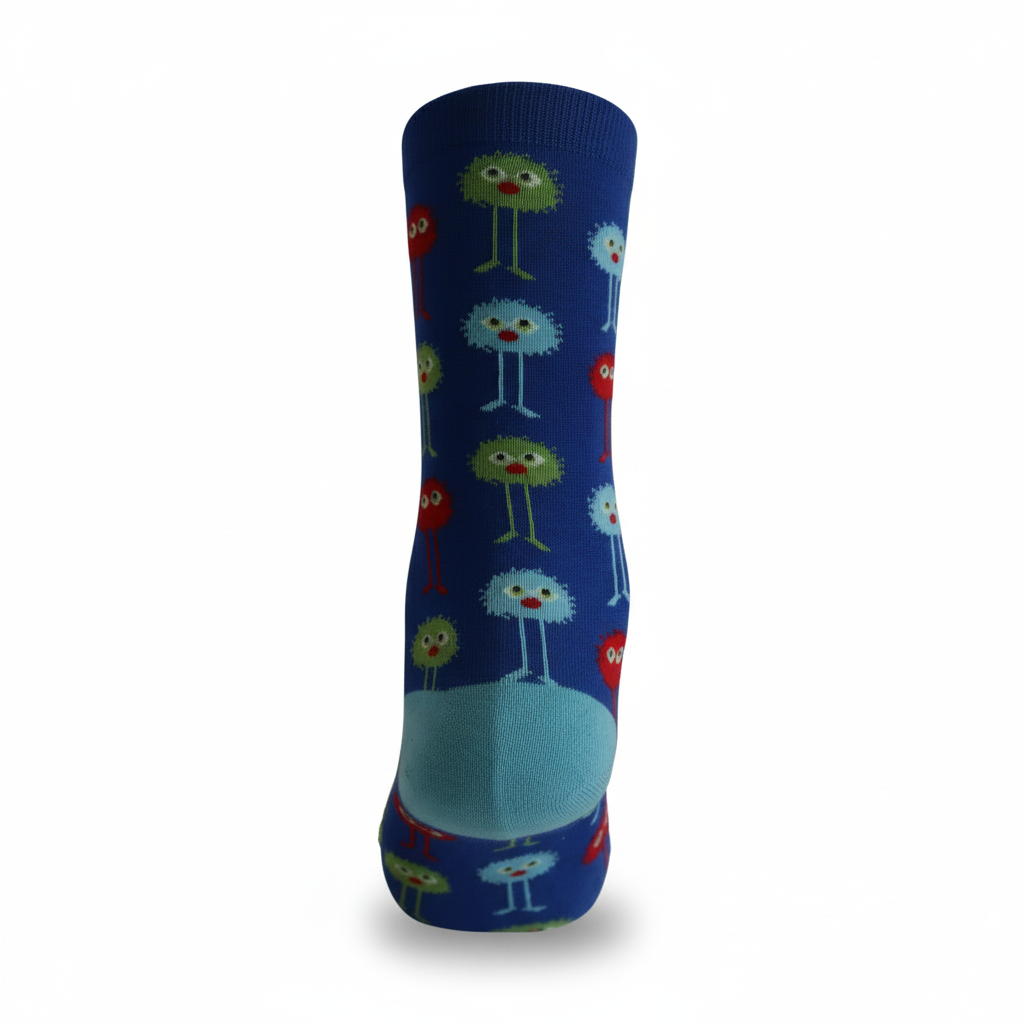 Louluu Colourful Cotton Crew Socks for men