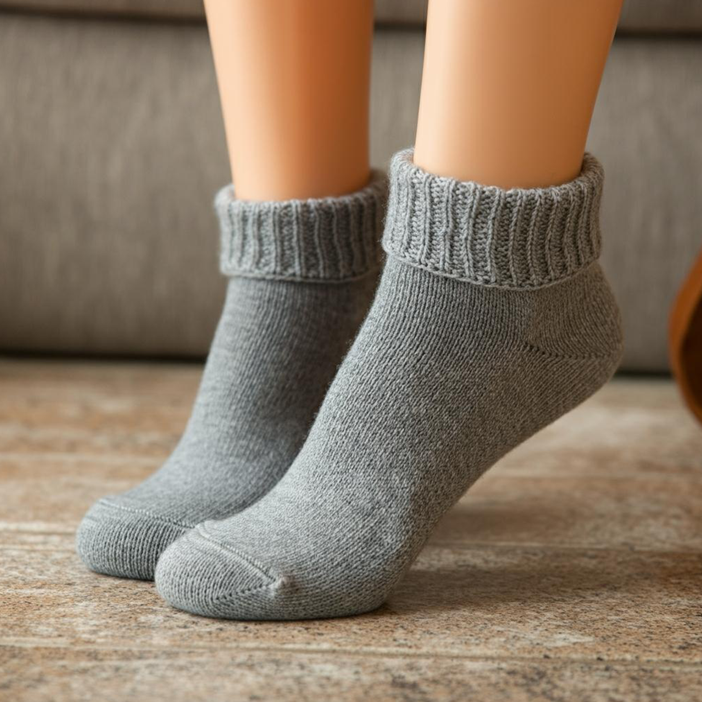 Louluu Wool Turn Cuff Socks