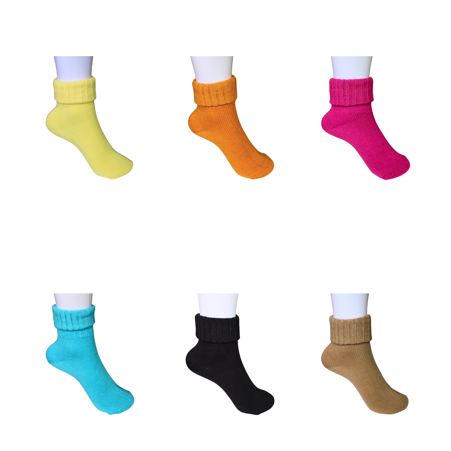 Louluu Wool Turn Cuff Socks