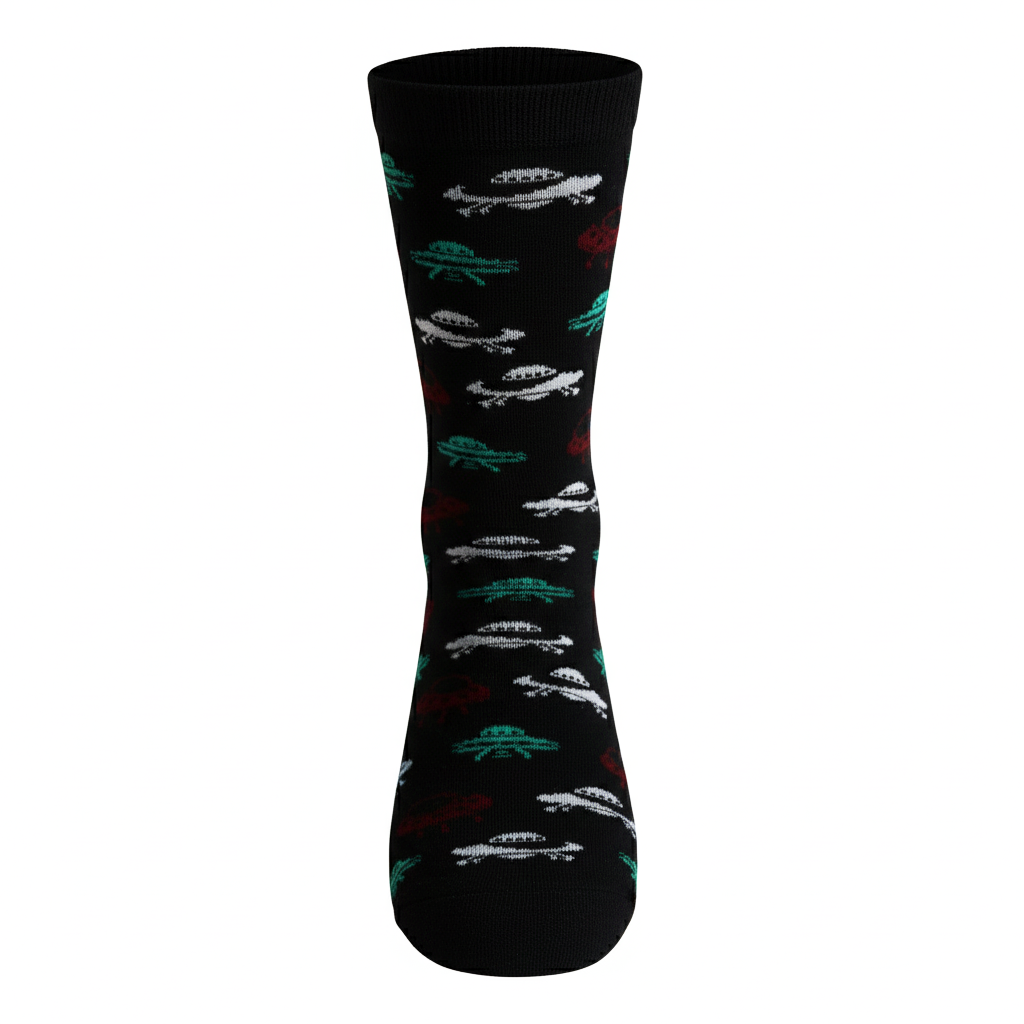 Louluu Colourful Cotton Crew Socks for men