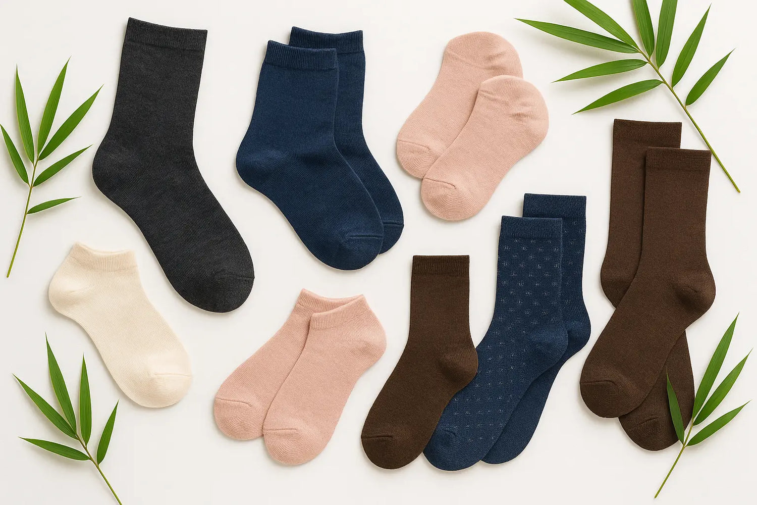 Premium bamboo socks for everyday comfort in the UK by Louluu