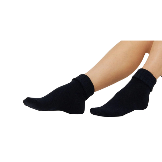 Louluu Wool Turn Cuff Socks