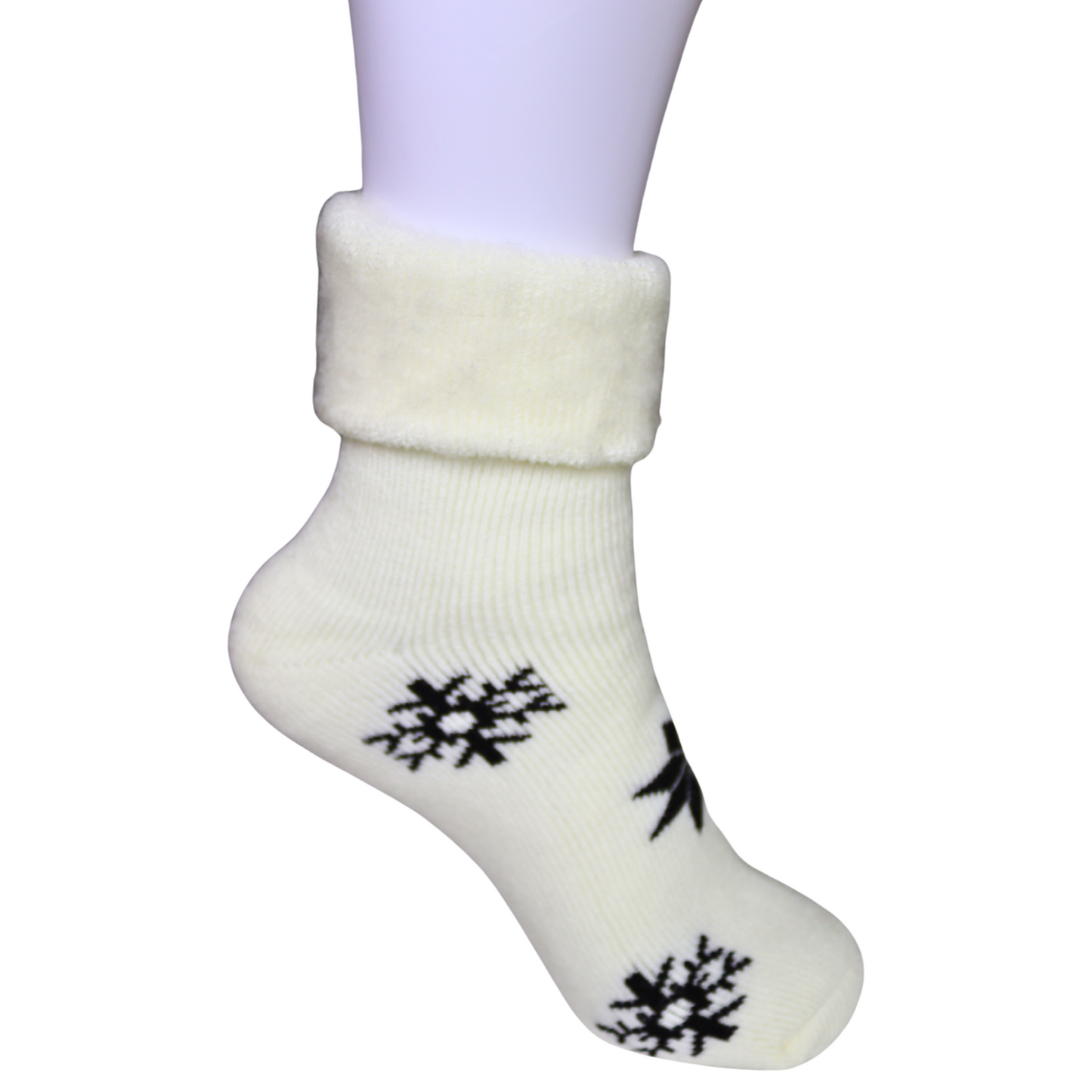Louluu Women Thermal Snowflake Socks
