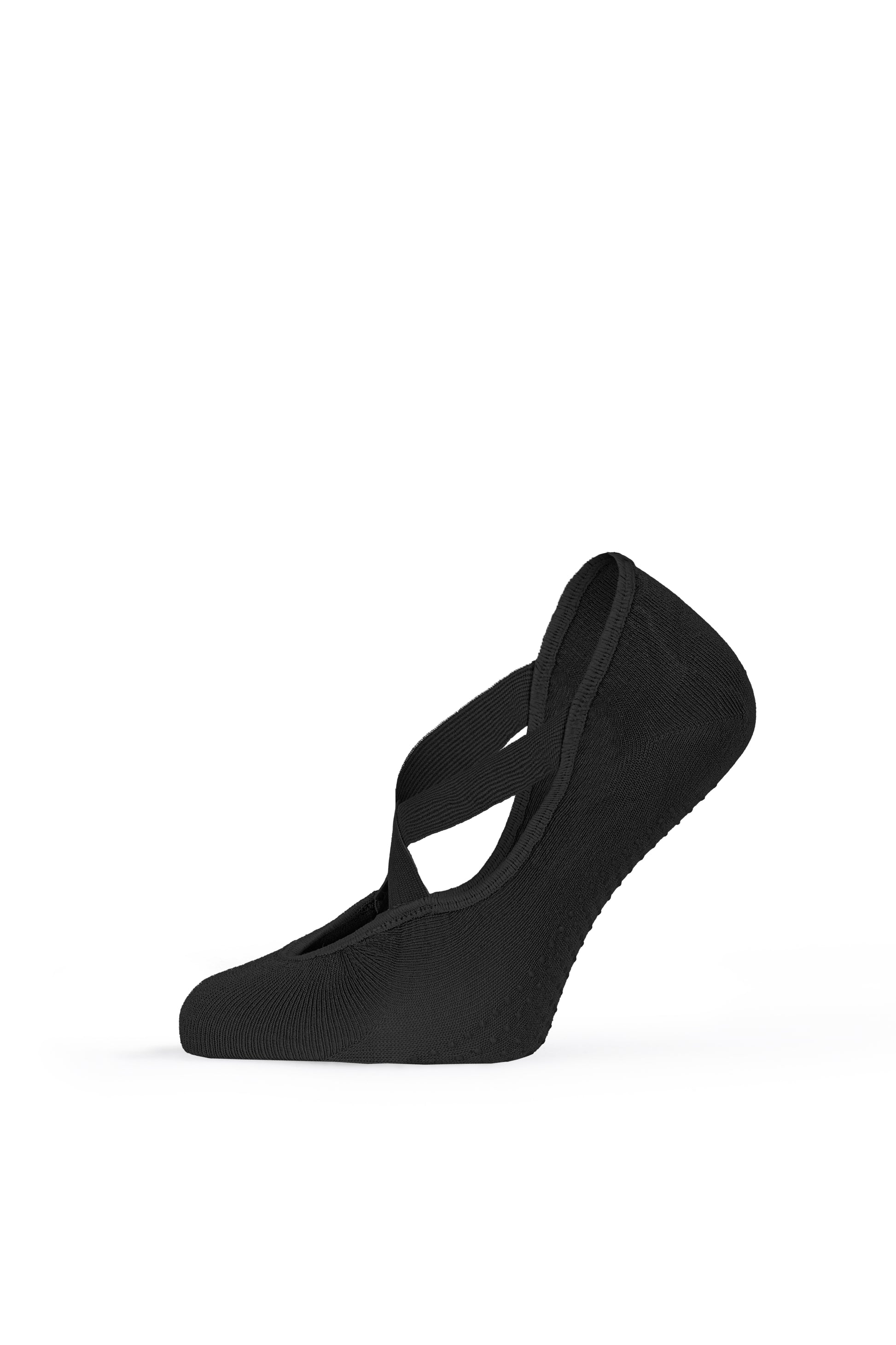 Nude ballet grip sock — non-slip sole with silicone grip dots