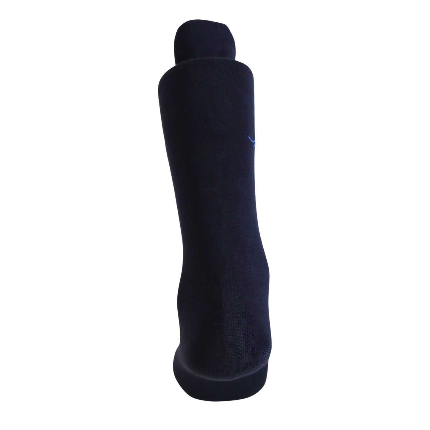 Louluu Men Plain Dark Blue Colour Bamboo Socks