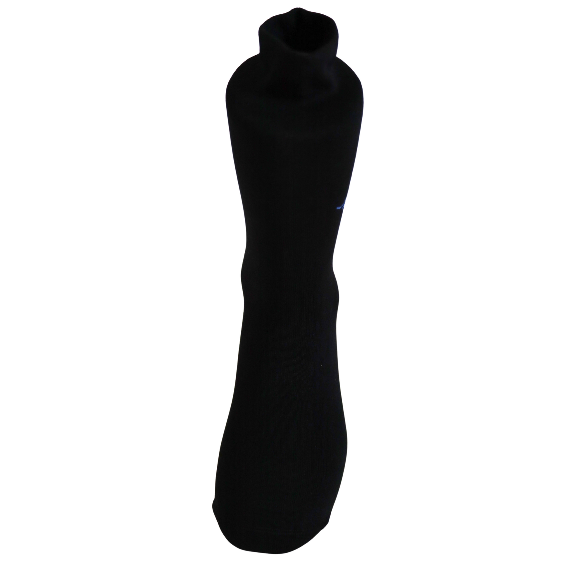 Louluu Men Plain Black Colour Bamboo Socks