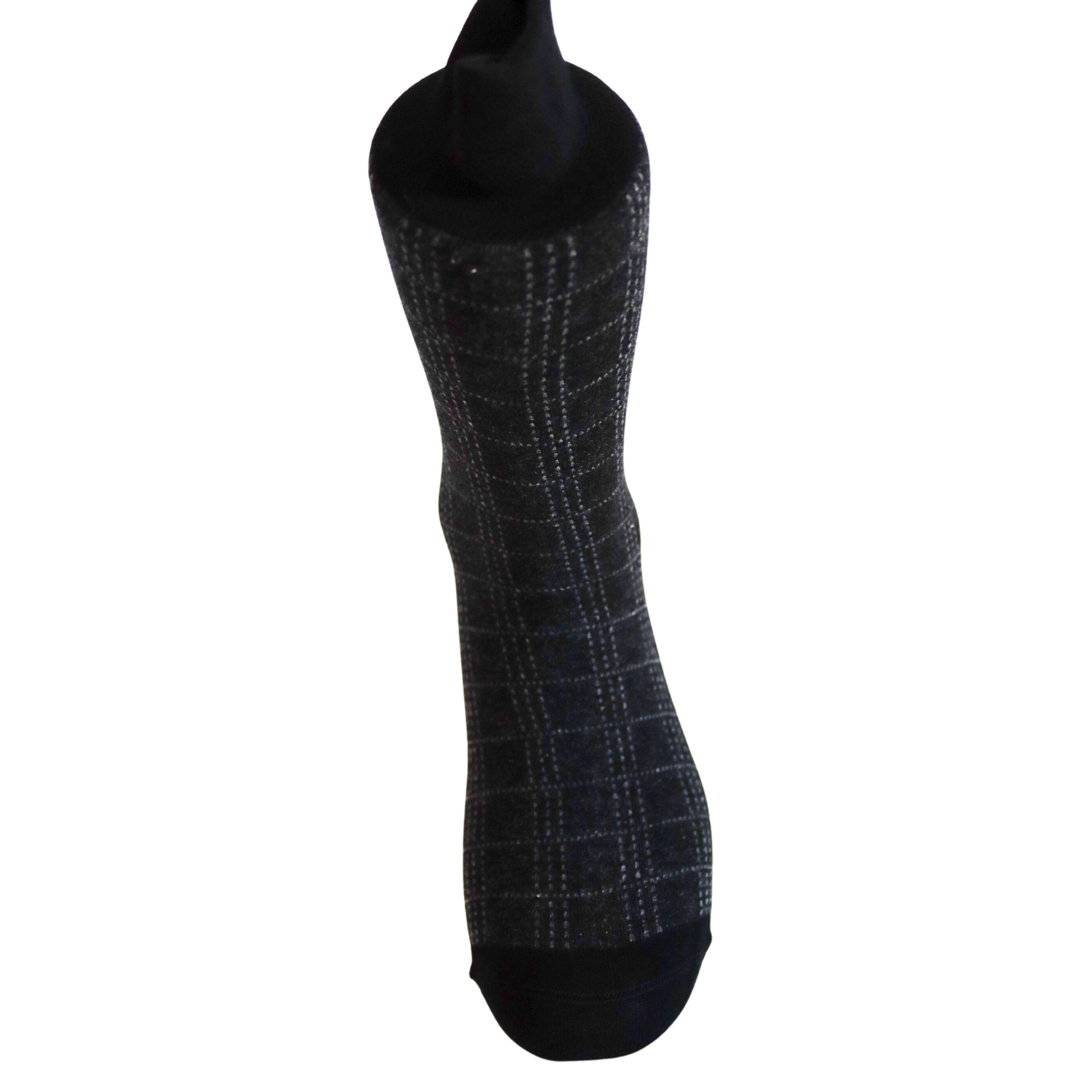 Louluu Men Quad Black Colour Bamboo Socks