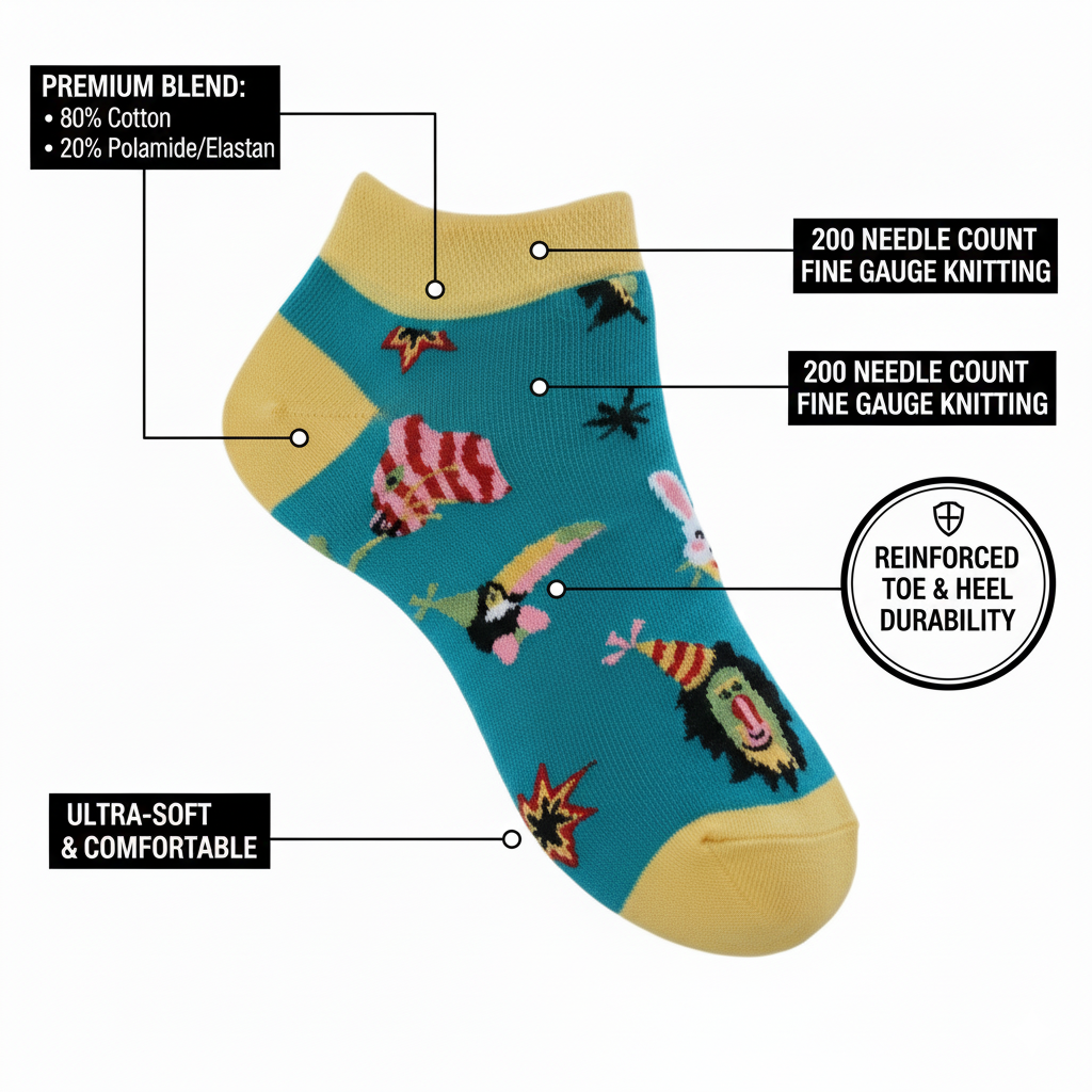 Louluu Circus Low Cut Socks