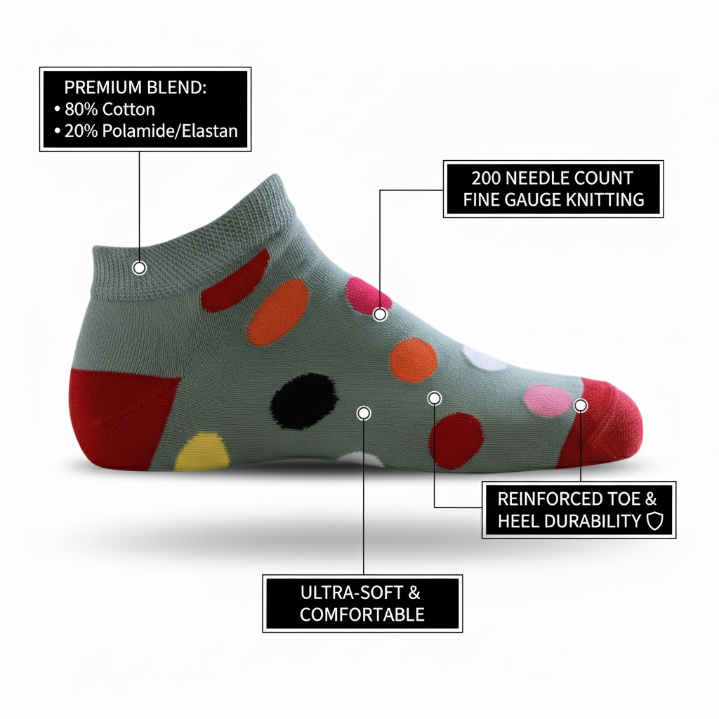 Louluu Dotted Low Cut Socks