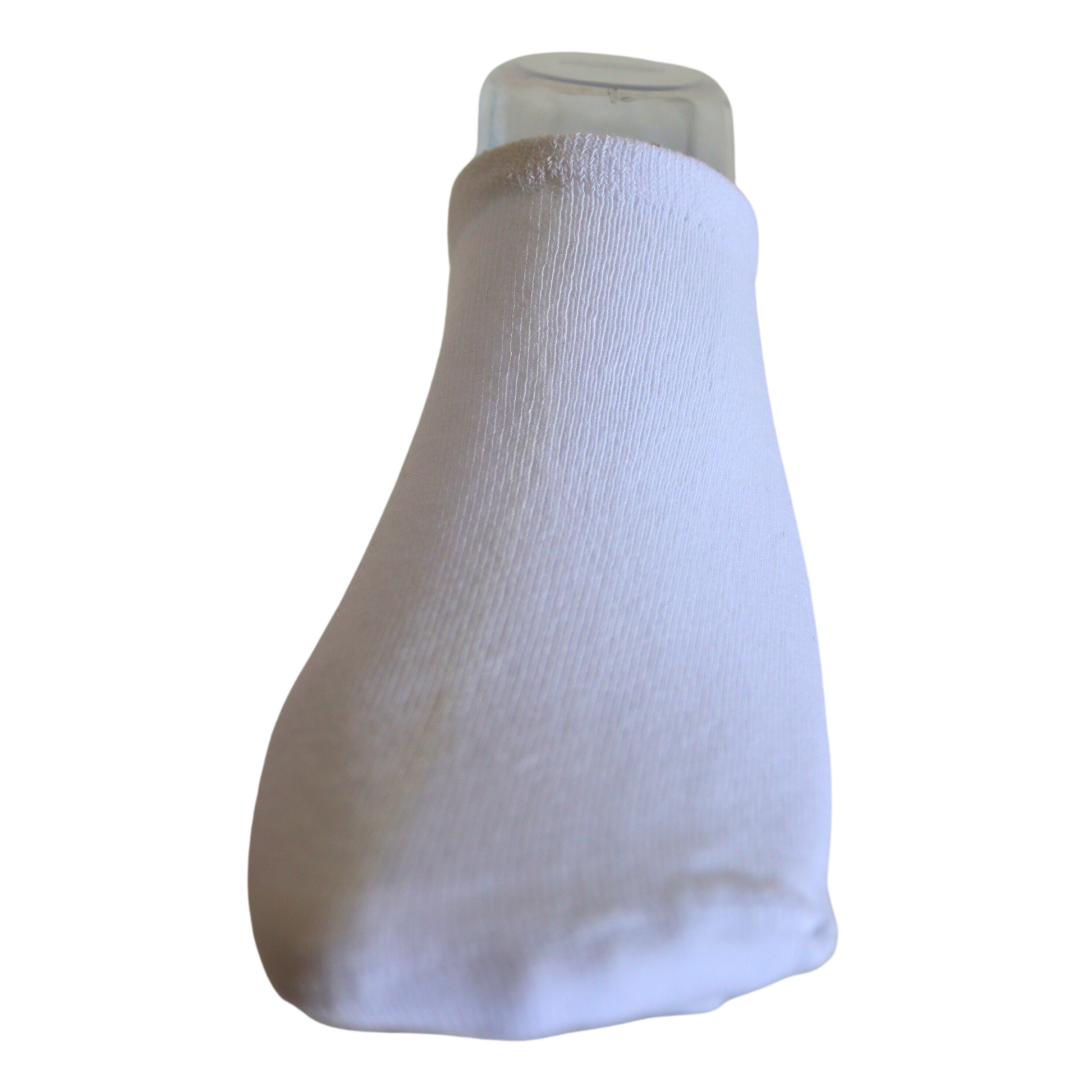 Louluu Men White Color Sneaker Socks