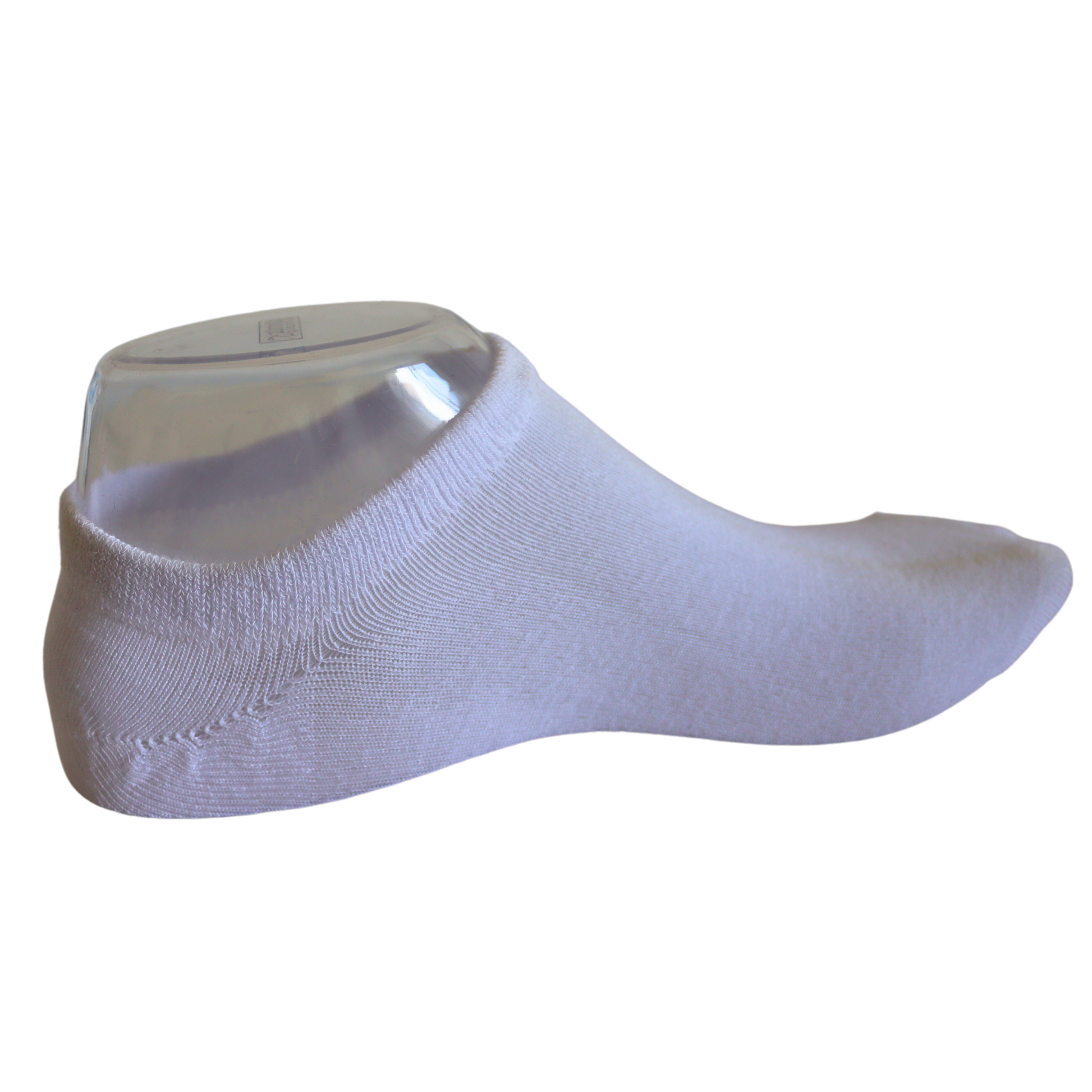Louluu Men White Color Sneaker Socks