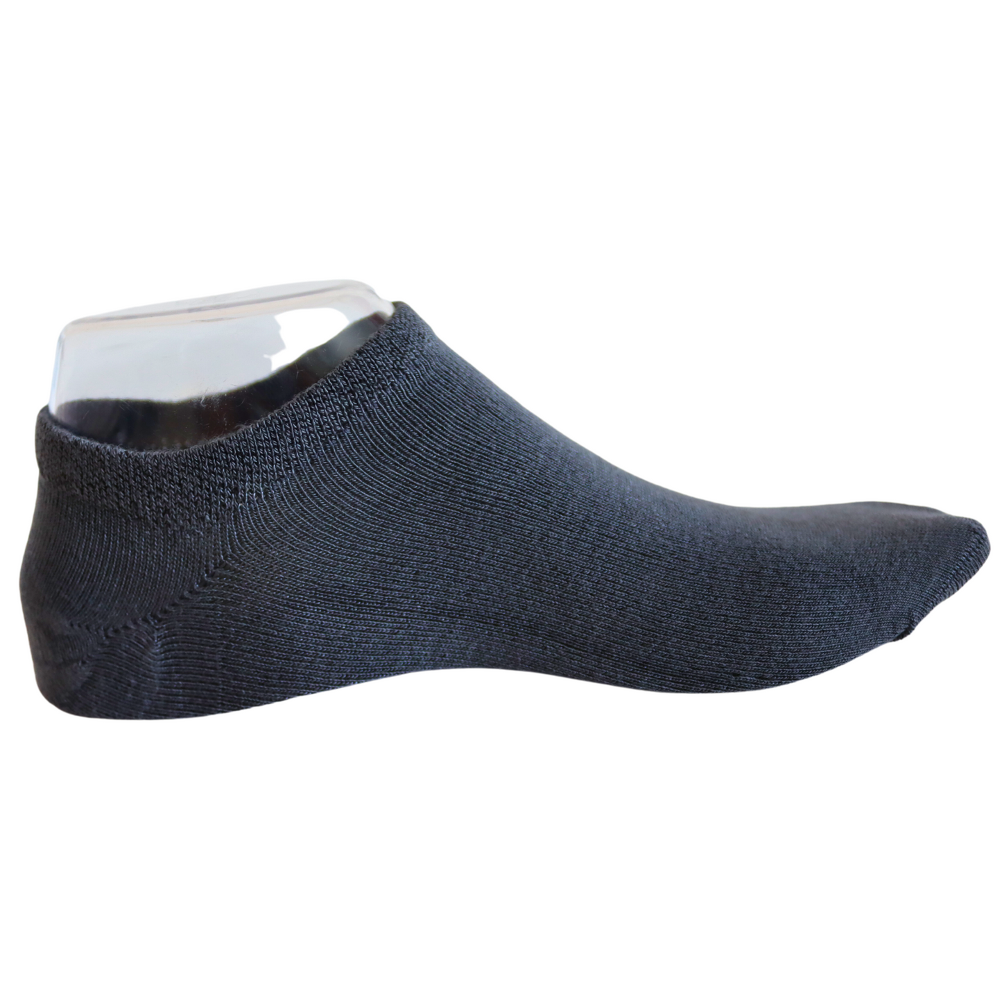 Louluu Men Grey Color Sneaker Socks