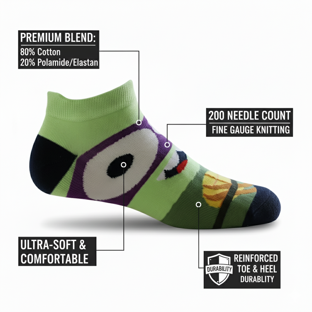 Louluu Eyes Low Cut Socks