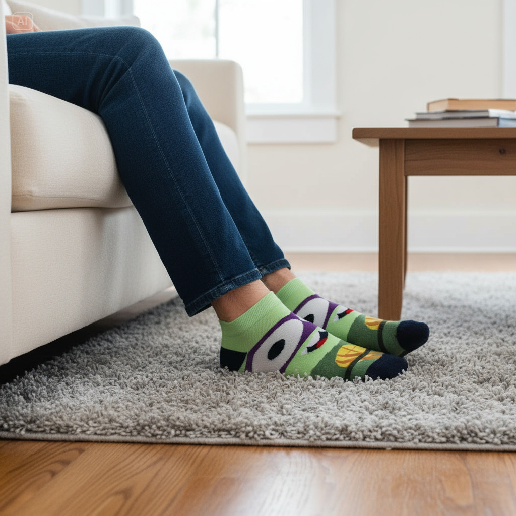 Louluu Eyes Low Cut Socks