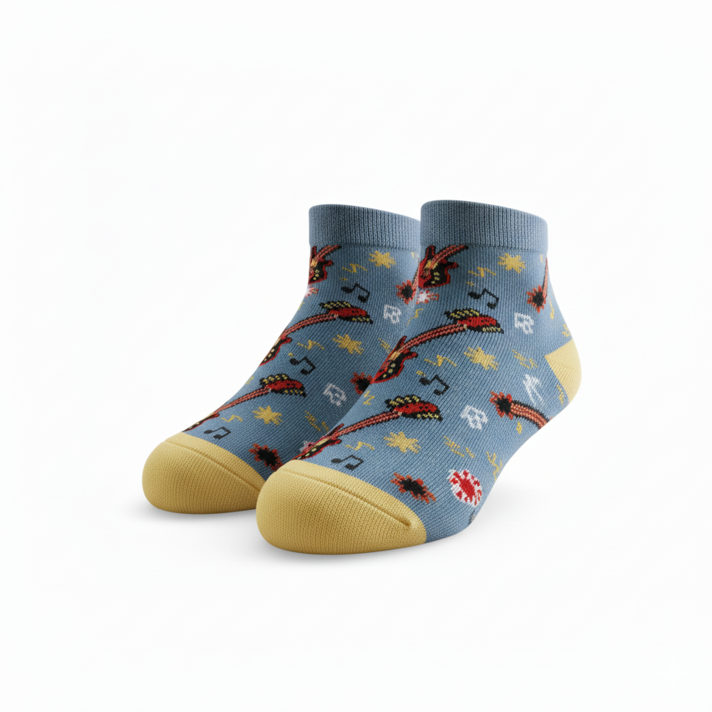 Louluu Guitar Low Cut Socks