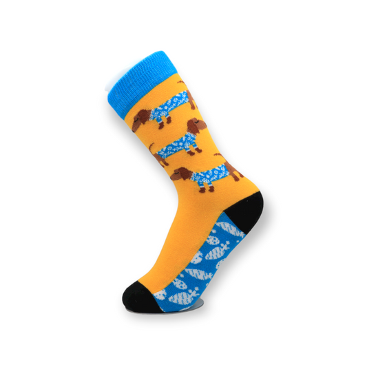 Louluu Colourful Dog Funny Socks