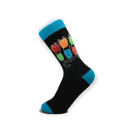Louluu Colourful 3 Cats Funny Socks