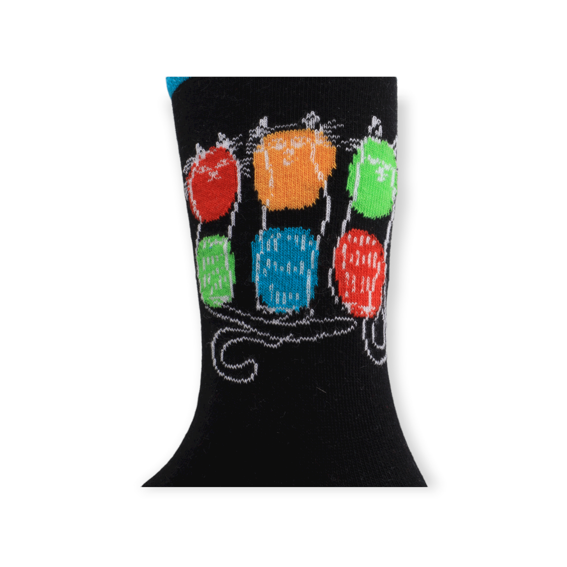 Louluu Colourful 3 Cats Funny Socks