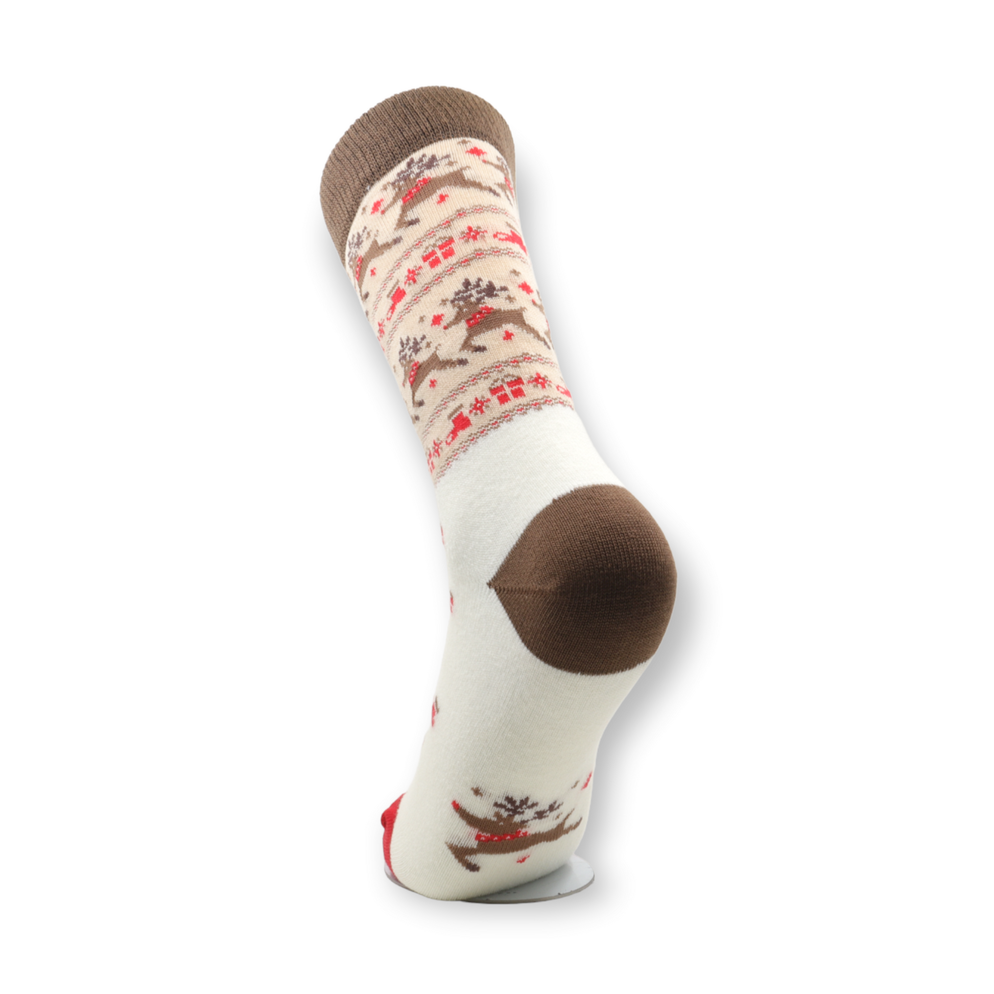 Louluu Colourful Cream Christmas Socks