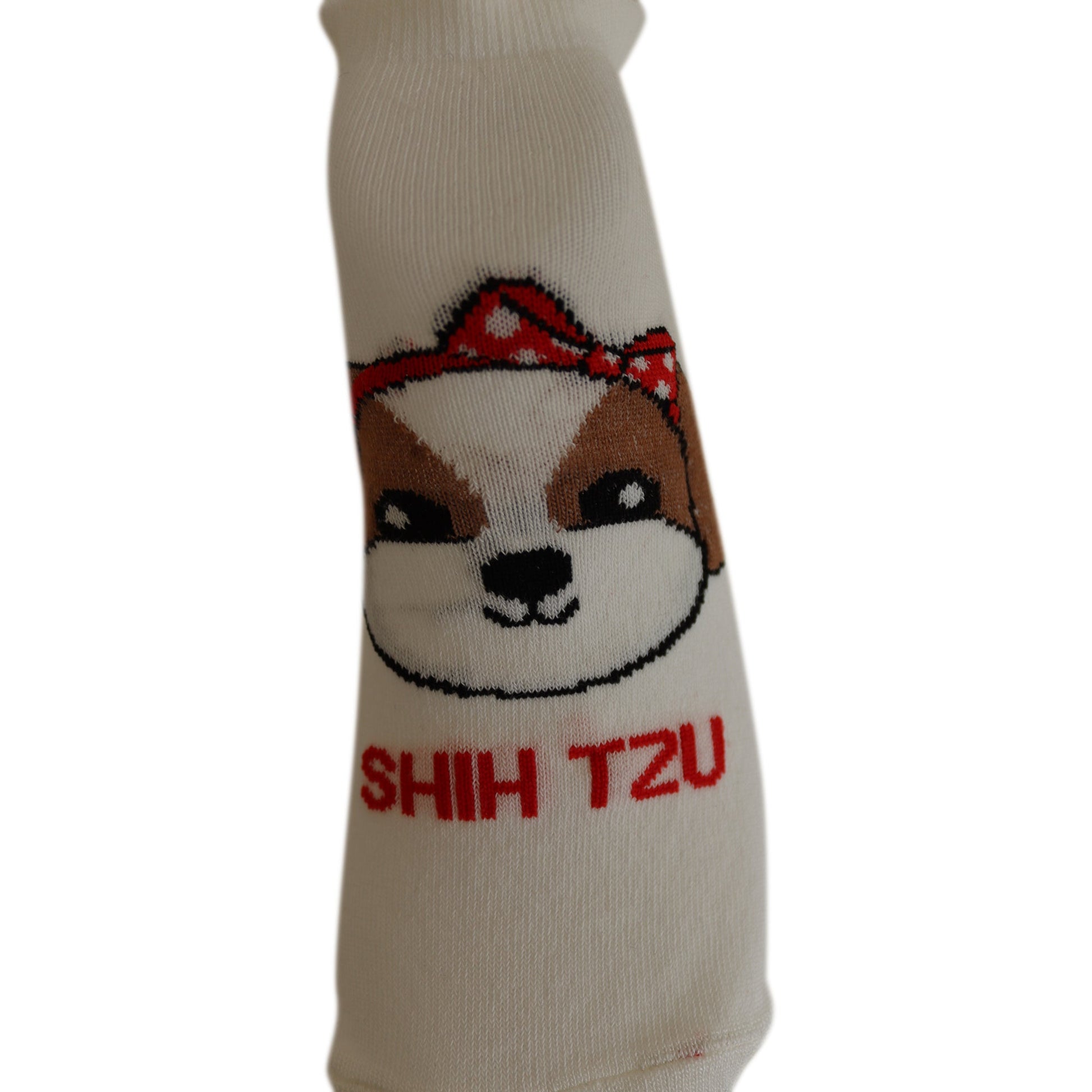 Louluu Women Cute Shih Tzu  Lovely Casual Dog Socks Low Cut