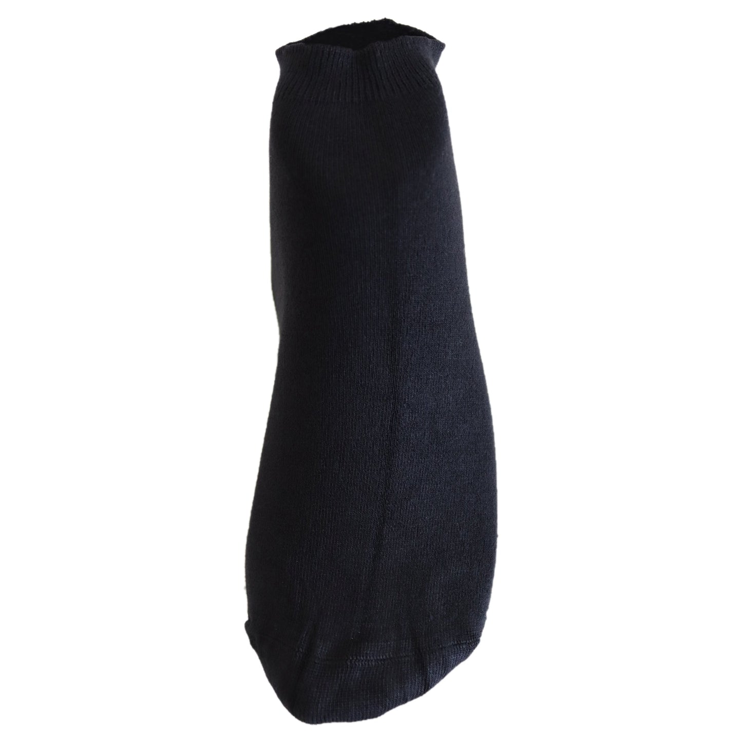 Louluu Men Black Modal Low Cut Socks