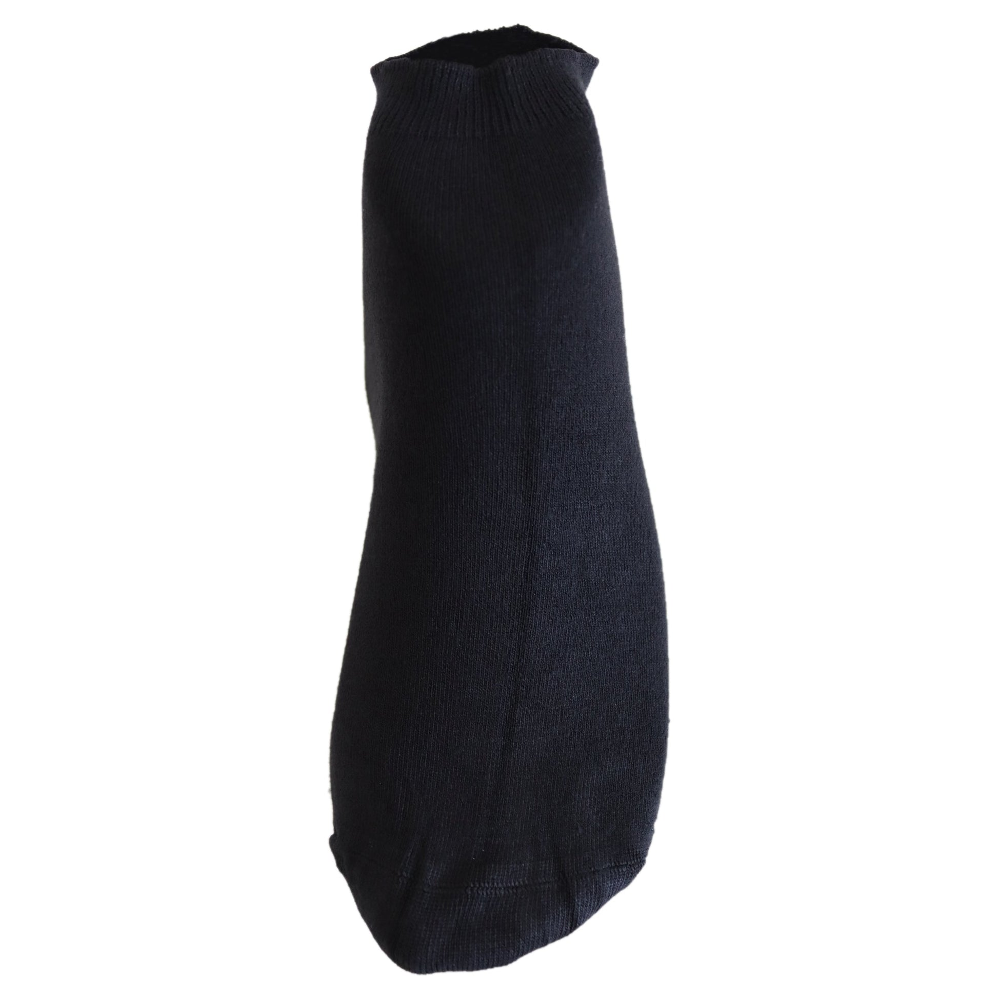 Louluu Men Black Modal Low Cut Socks