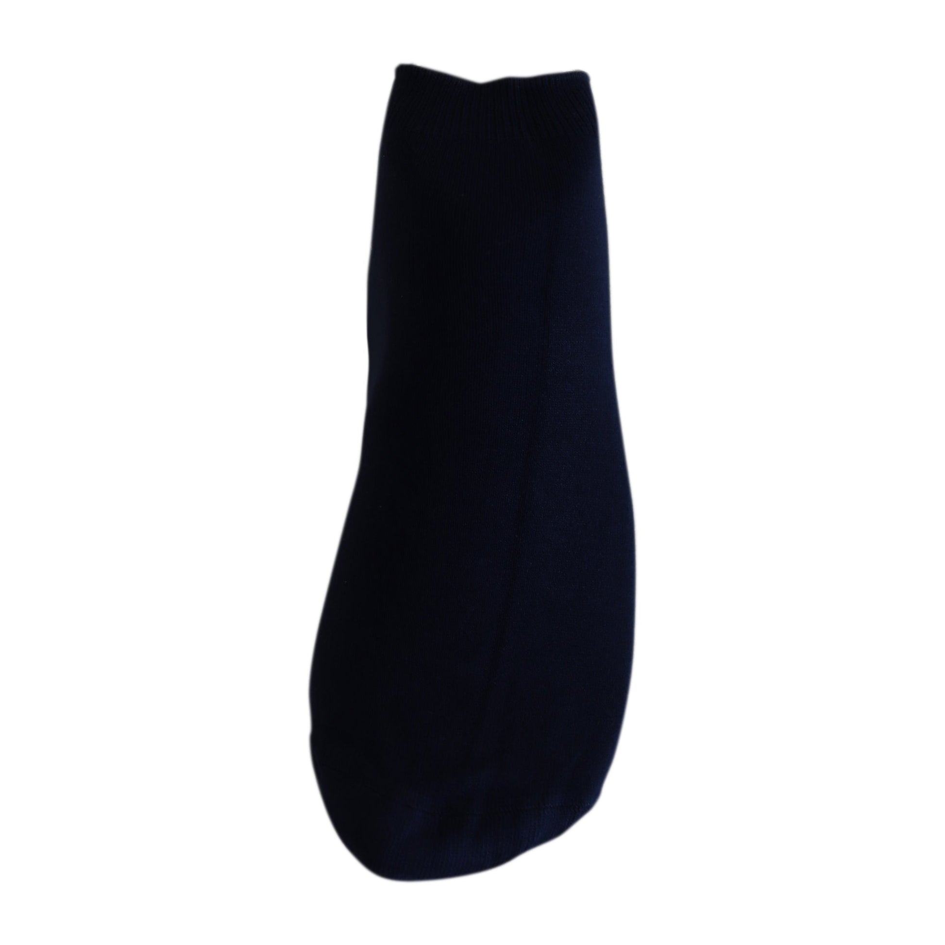 Louluu Men Dark Blue Modal Low Cut Socks