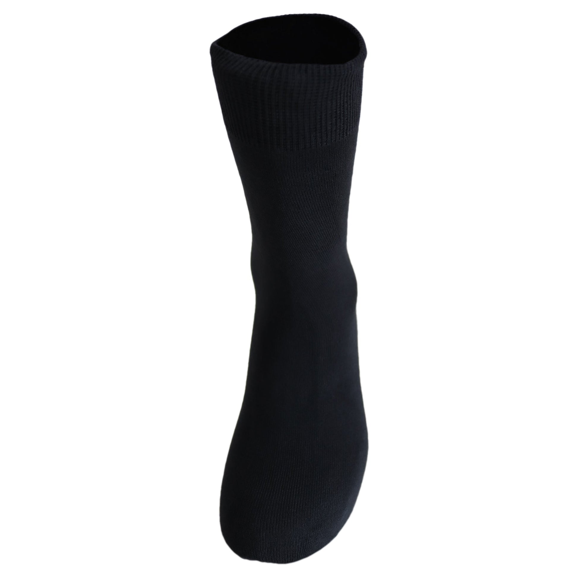 Louluu Bamboo Grey Color Men Crew Socks