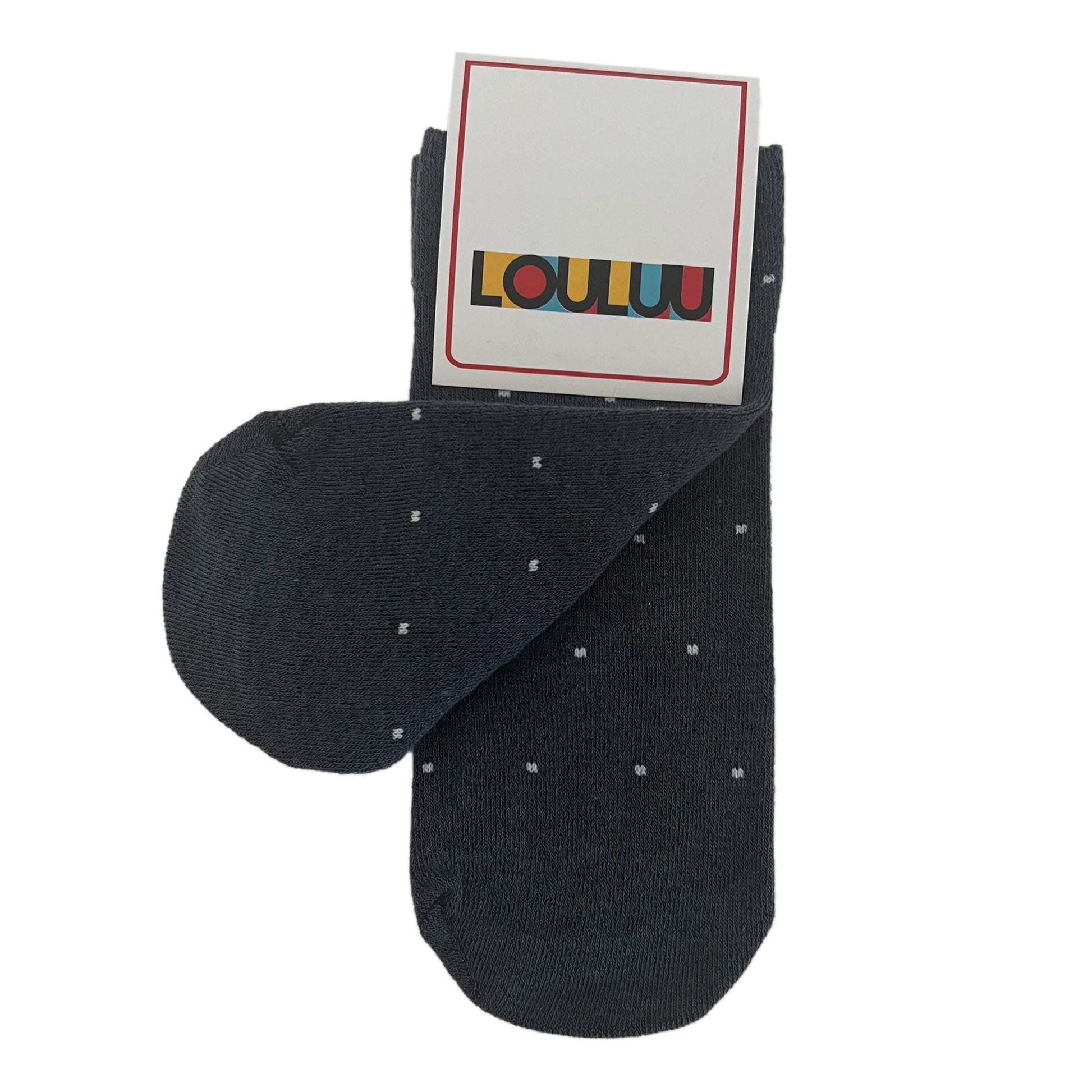 Louluu Women Cute Grey Inky Ears Lovely Casual Cat Socks Low Cut