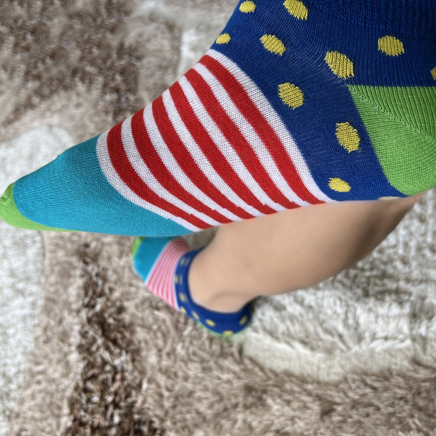 Louluu Dot Line Low Cut Socks