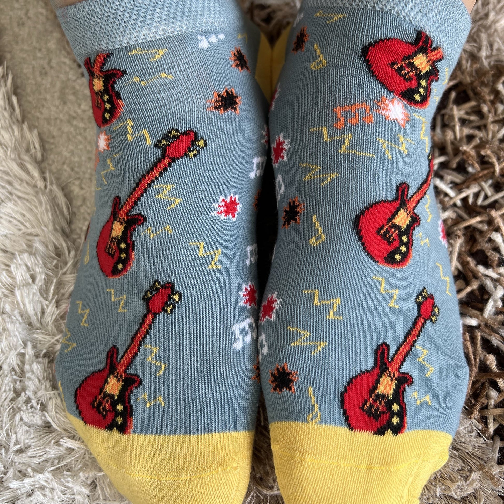 Louluu Guitar Low Cut Socks