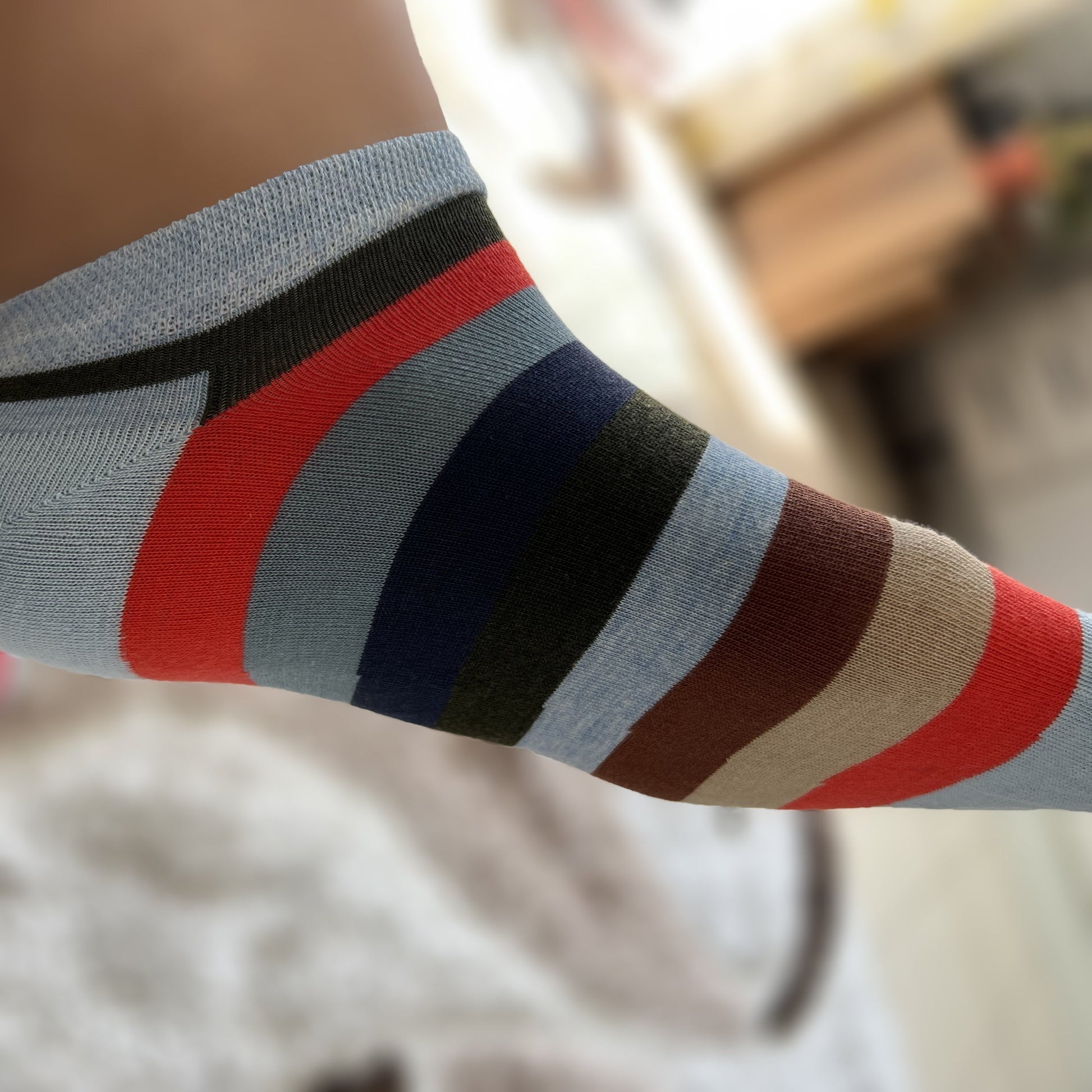 Louluu Stripped Low Cut Socks
