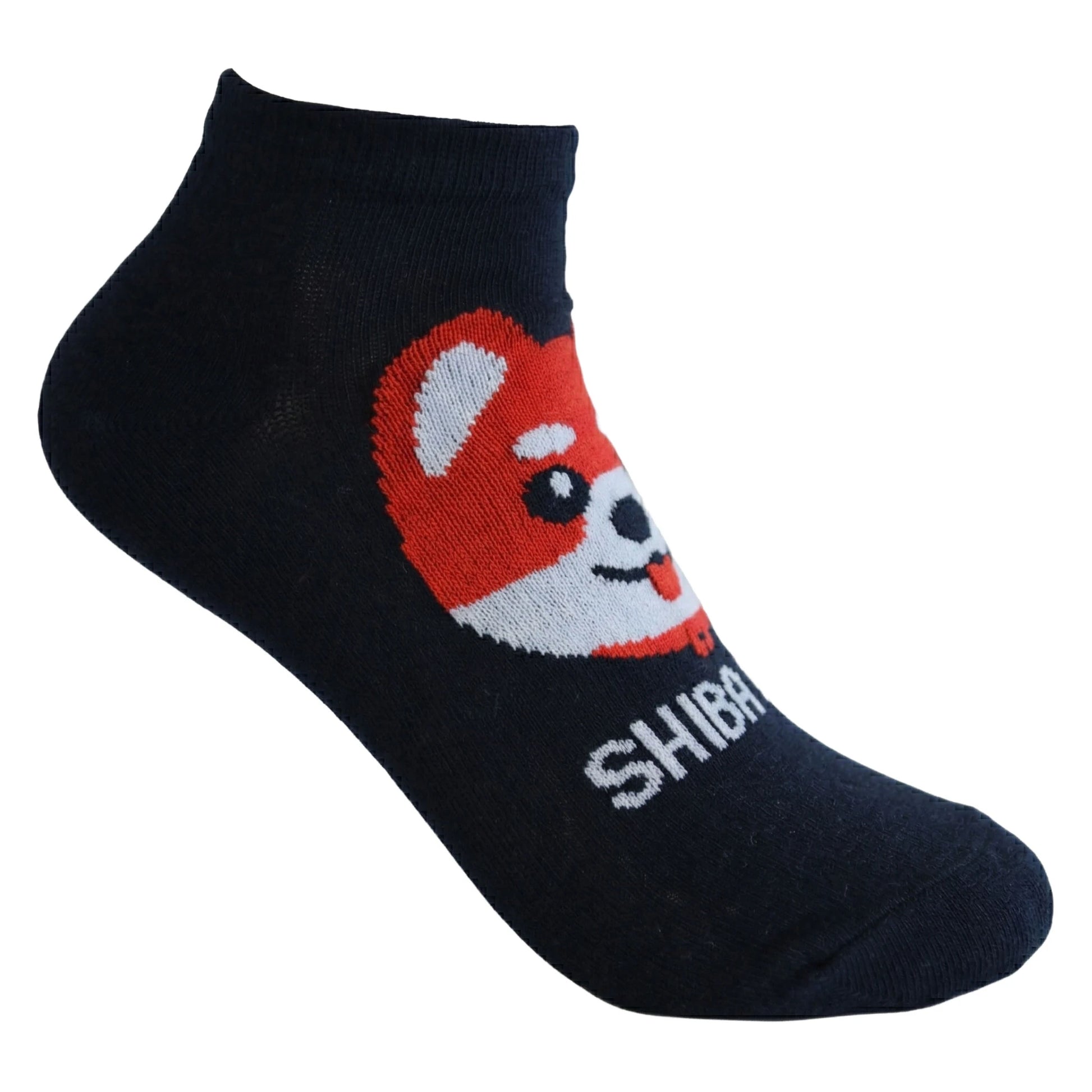 Louluu women's cotton Dog low cut socks  | Louluu