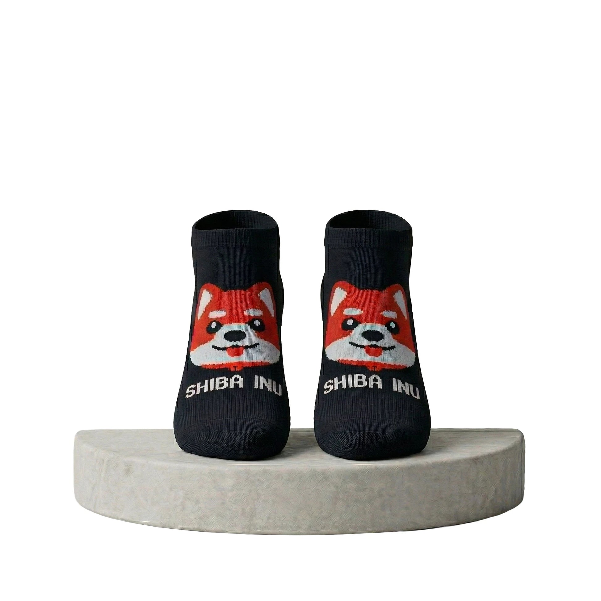 Louluu women's cotton Dog low cut socks  | Louluu