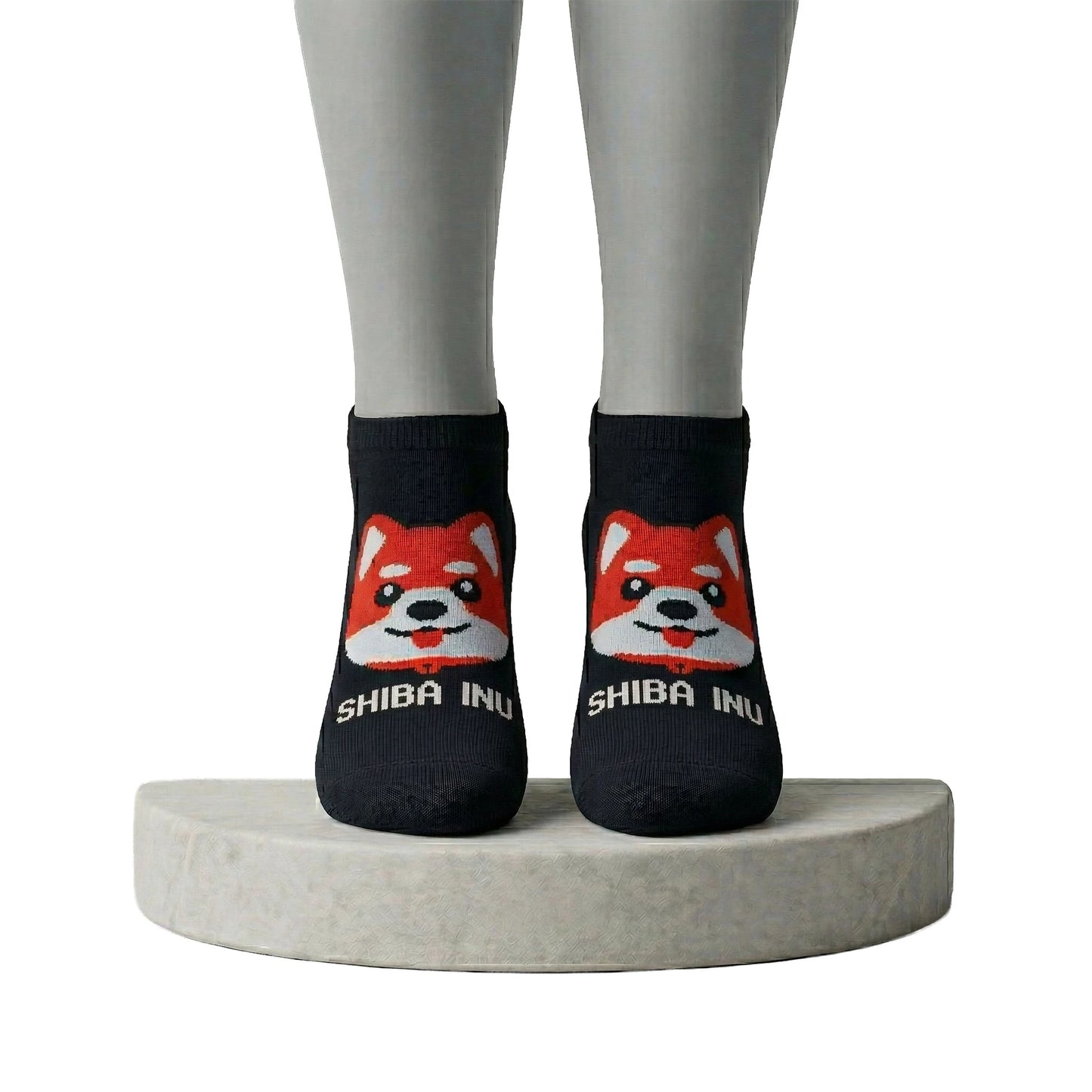Louluu women's cotton Dog low cut socks  | Louluu