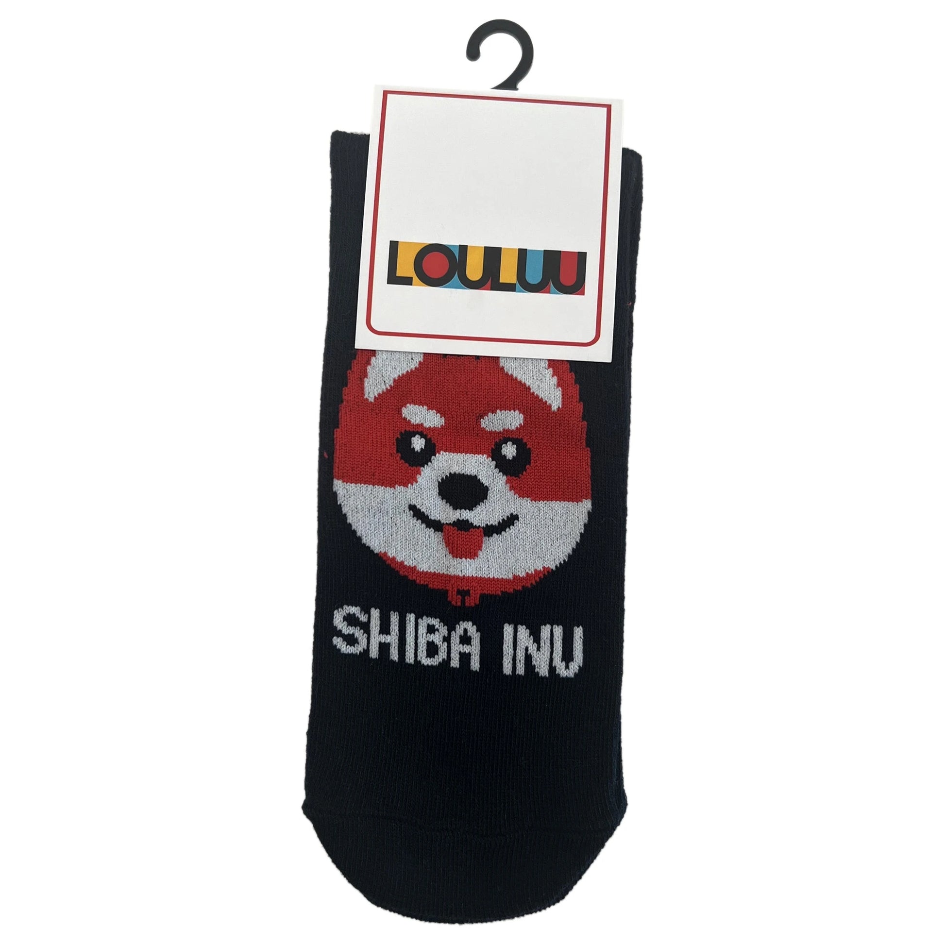 Louluu women's cotton Dog low cut socks  | Louluu