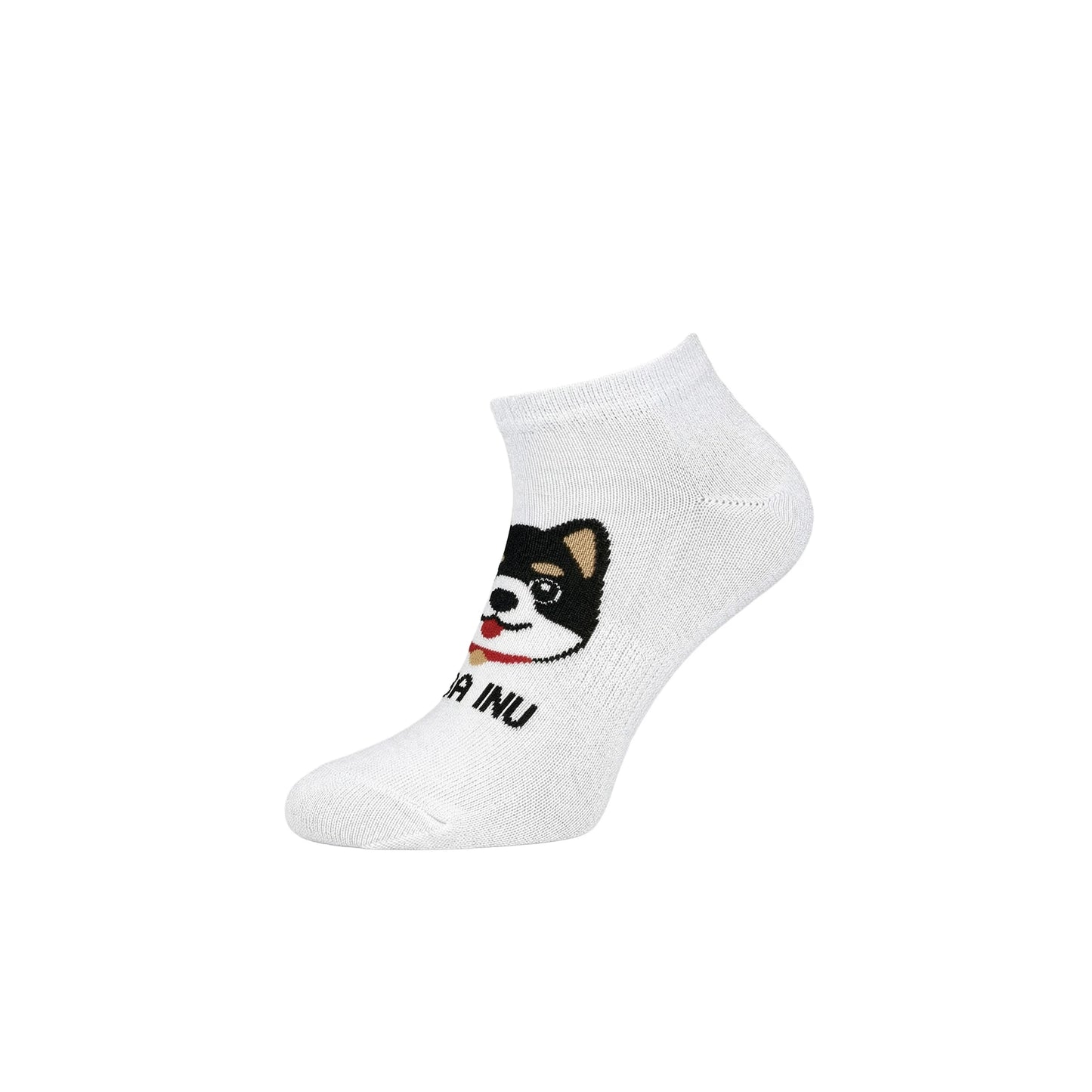 Louluu women's cotton Dog low cut socks  | Louluu