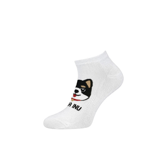 Louluu women's cotton Dog low cut socks  | Louluu