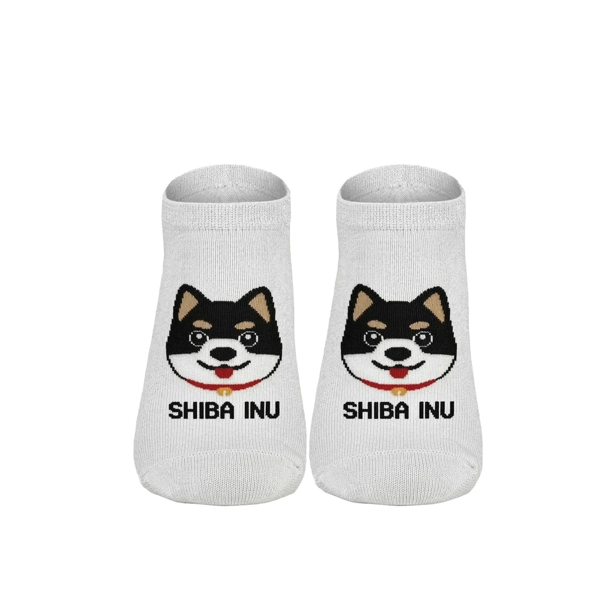Louluu women's cotton Dog low cut socks  | Louluu